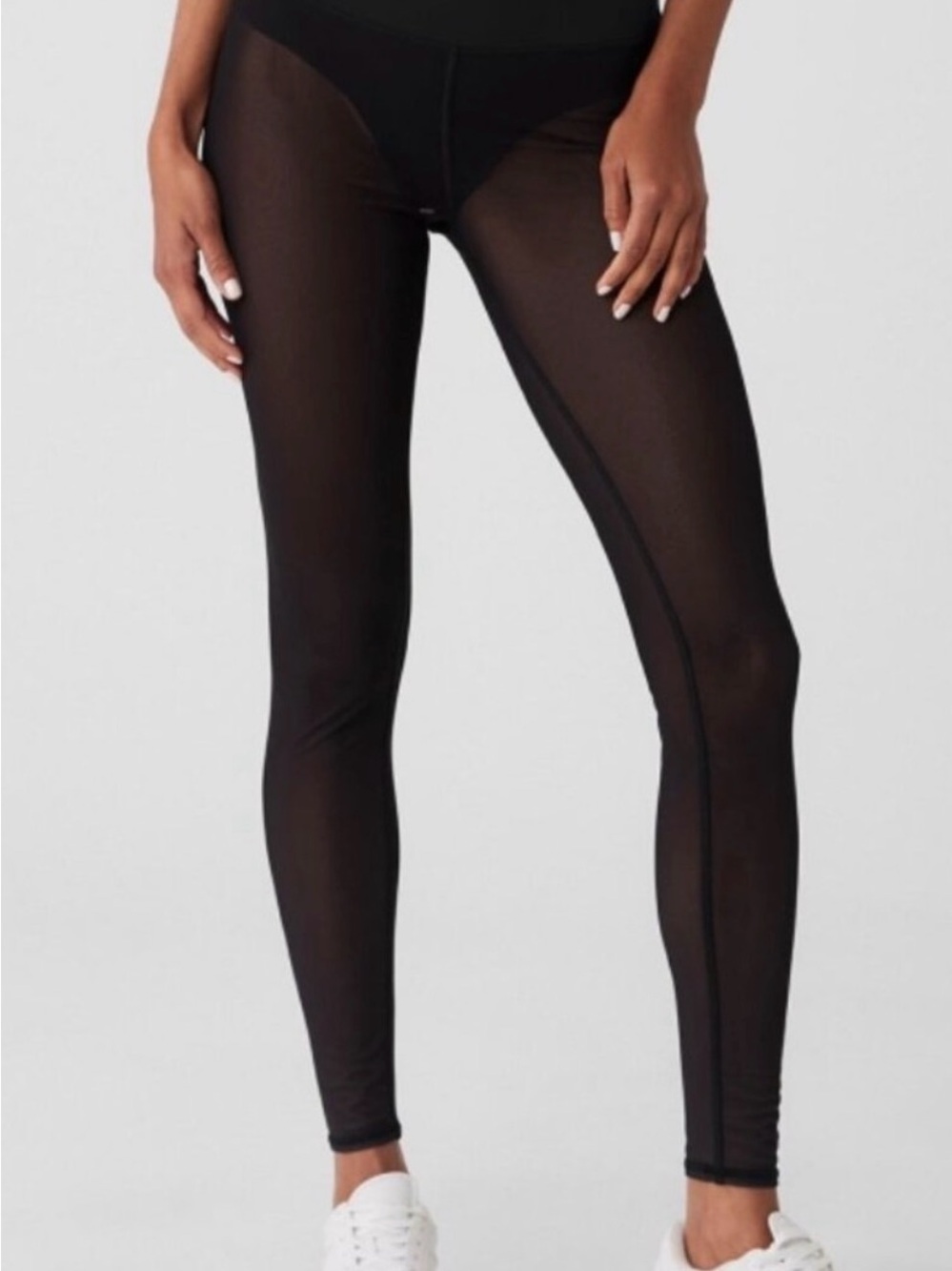 ALO airlift mesh Black High-Waist Leggings